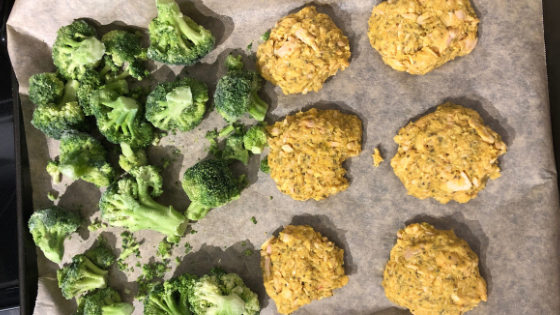 healthy tuna patties recipe with broccoli