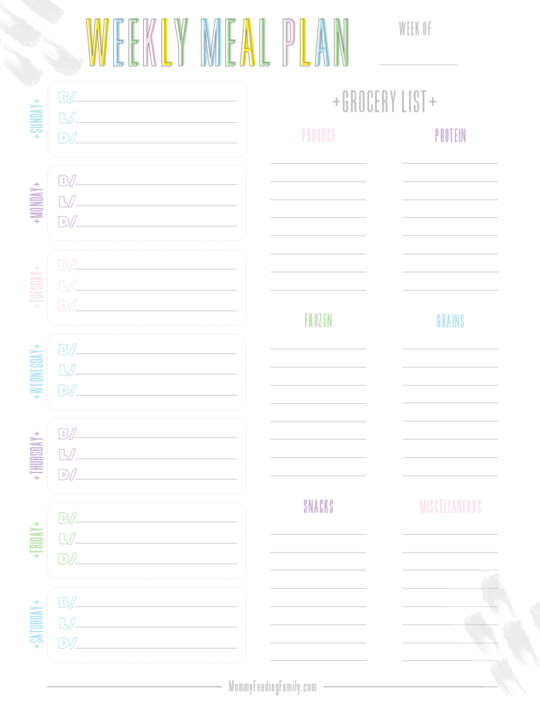 evernote templates meal planner